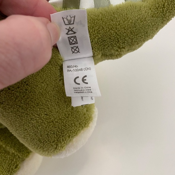 Rare Little Jellycat Green Dinosaur Plush Brontosaurus Stuffed Ribbons 11.5" - Picture 6 of 9